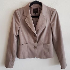 The limited taupe blazer size 0